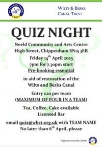 Wilts & Berks Canal Trust - Quiz Night
